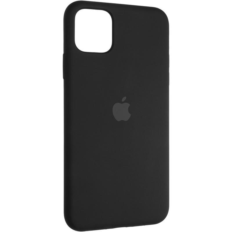 Силиконовый чехол Silicon Case для Iphone 12 mini черный -3