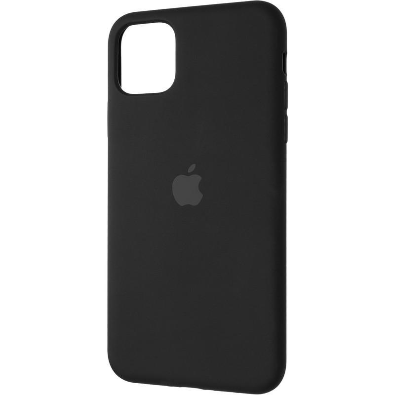 Силиконовый чехол Silicon Case для Iphone 12 mini черный -2