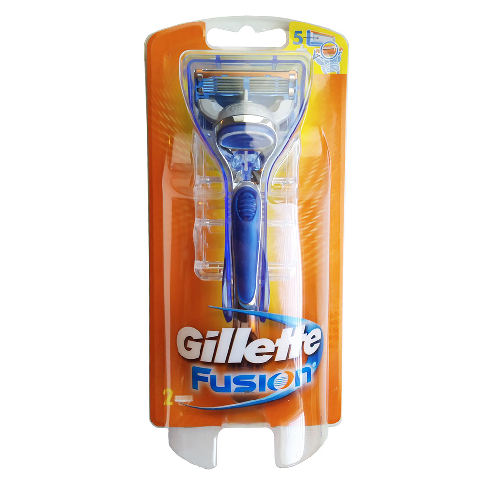 

Станок с 2 сменными кассетами Gillette Fusion 5 (7702018851263), Синий