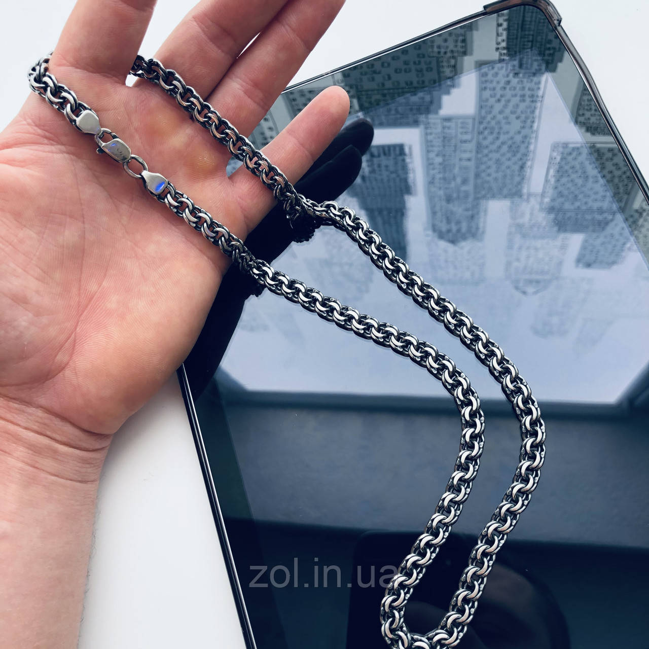 

Серебряная цепочка 925 пробы Бисмарк