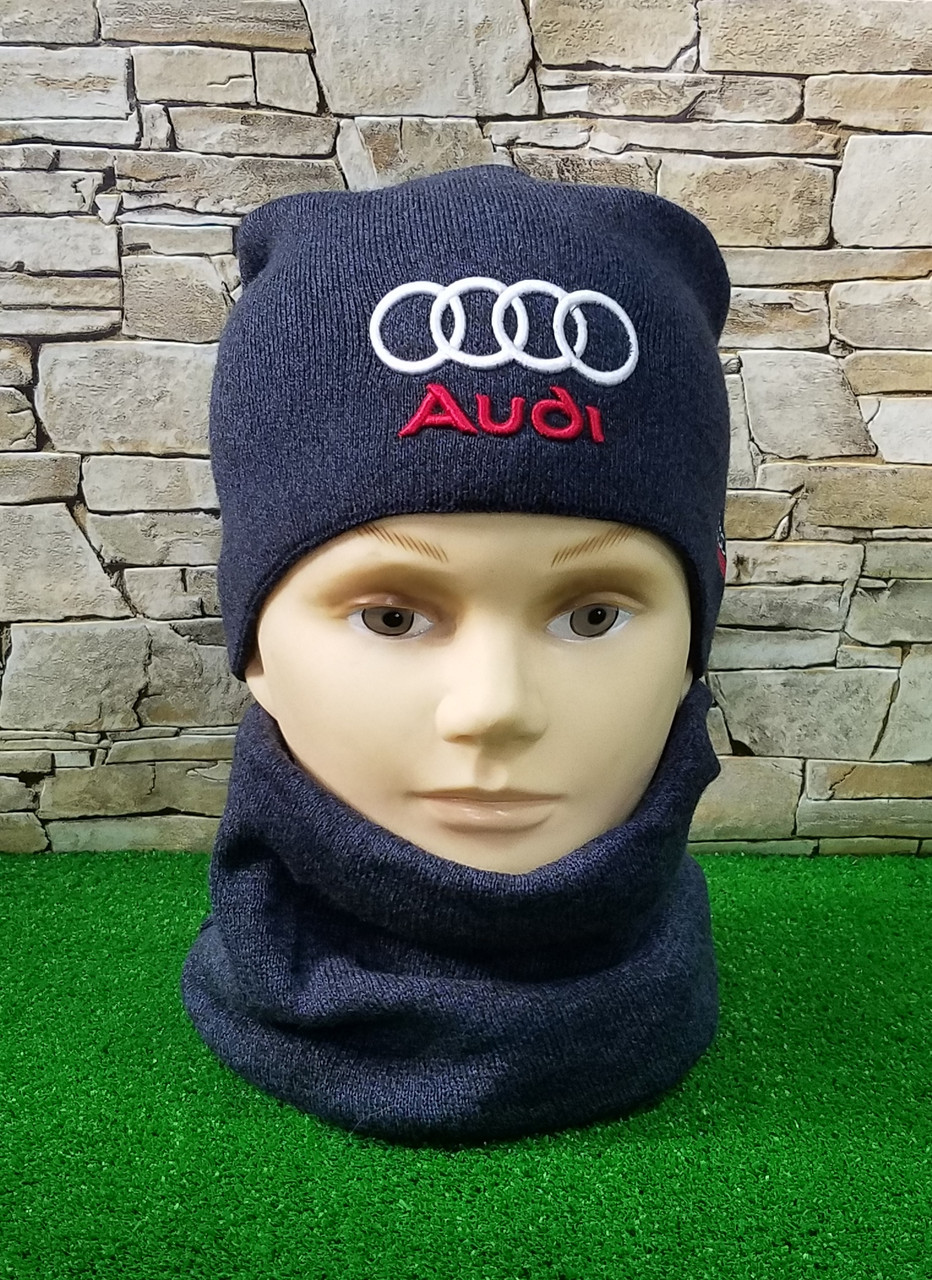 

Комплект шапка+бафф Audi Originals Fleece, Синий