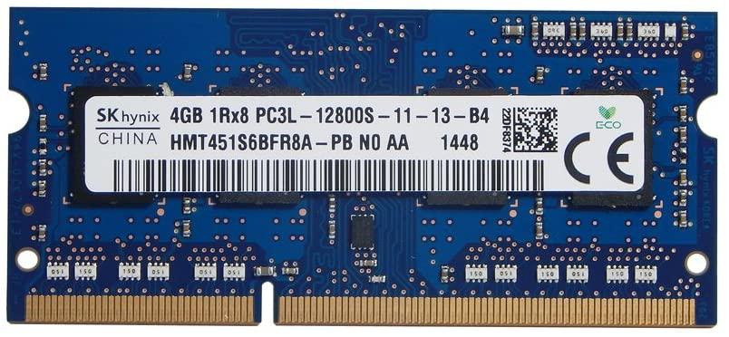 DDR3 4Gb SKhynix Sodimm 1Rx8 PC3L-12800S-11-13-B4 (HMT451S6BFR8A-PB)