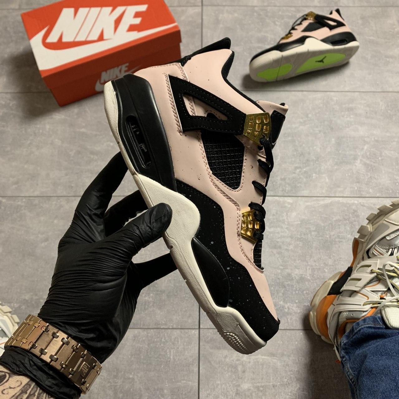 

Мужские кроссовки Nike Air Jordan 4 Retro Pink Space / Найк Аир Джордан 4 Ретро Пинк Спейс, Бежевый