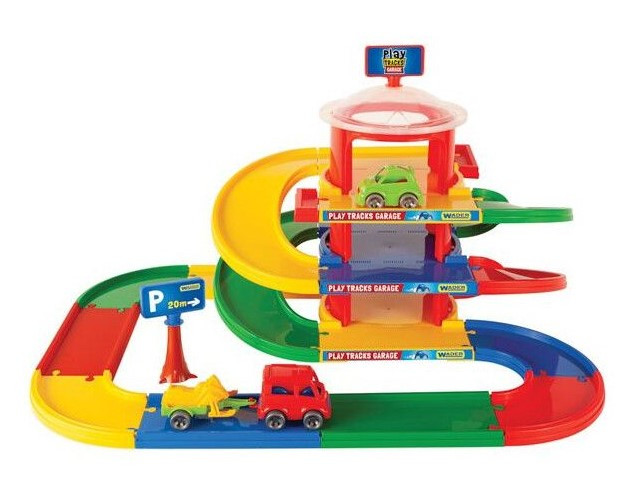 

Play tracks garage детский паркинг 3 этажа с дорогой 4,6 метра Wader (53030)