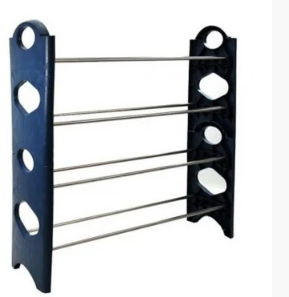 

Полка для обуви органайзер Stackable Shoe Rack, 4 полки на 12 пар