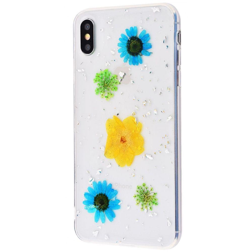 

Nature flowers silicone case (TPU) iPhone X/Xs 04