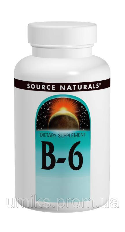 

Витамин В-6 500мг, Source Naturals, 100 таблеток (SN0416)