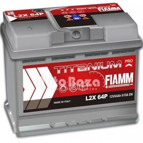 

Аккумулятор FIAMM TITANIUM PRO 64Ah (плюс справа)