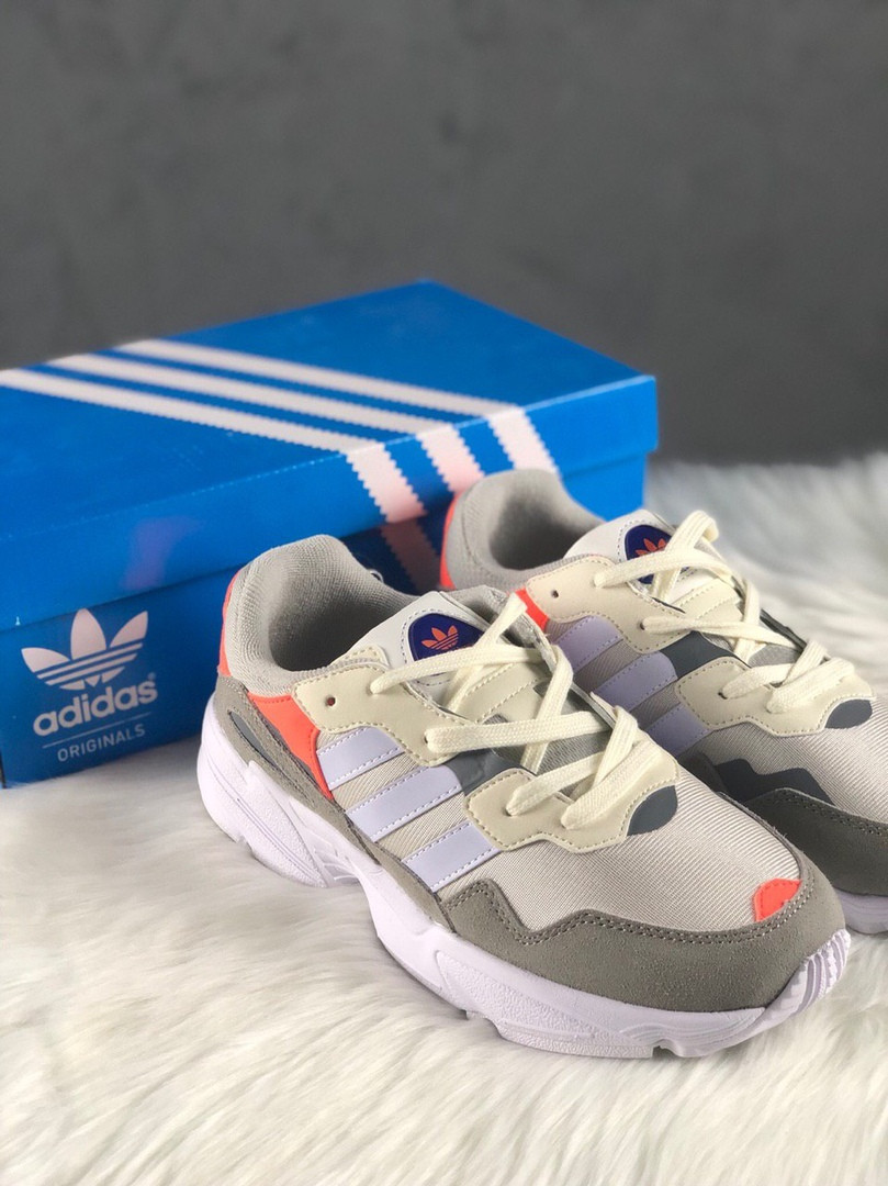 

Adidas Yung 96 White Grey Orange (Серый)