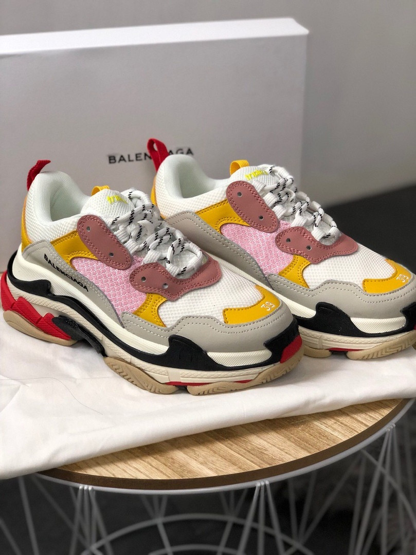 

Balenciaga Triple S White Yellow Pink (Желтый), Жёлтый
