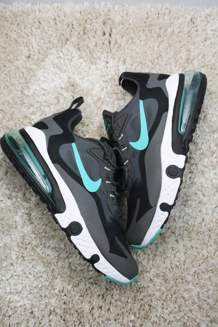 

Nike Air Max 270 x React Element Gray Black Blue (Серый)