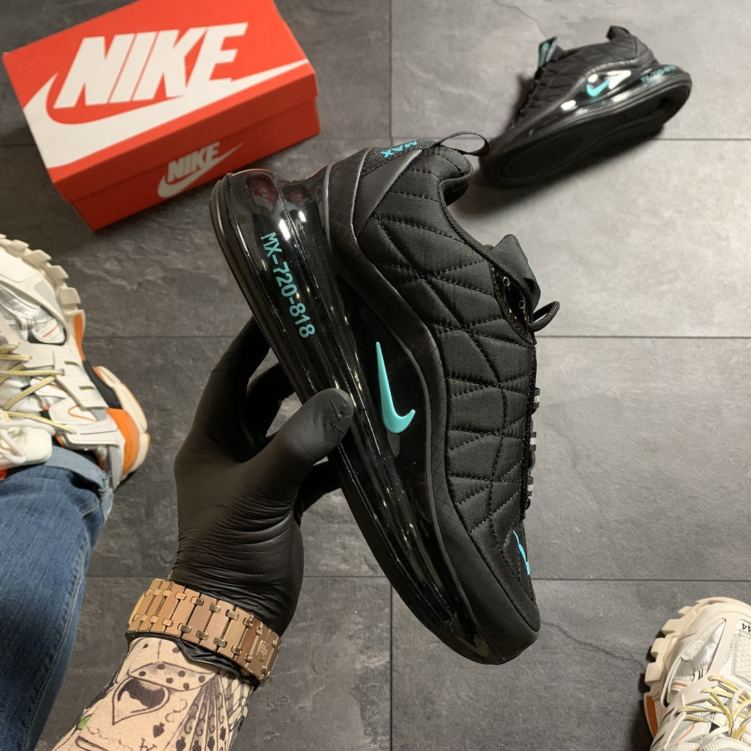 

Nike Air Max 720-98 Black Blue logo (Черный)