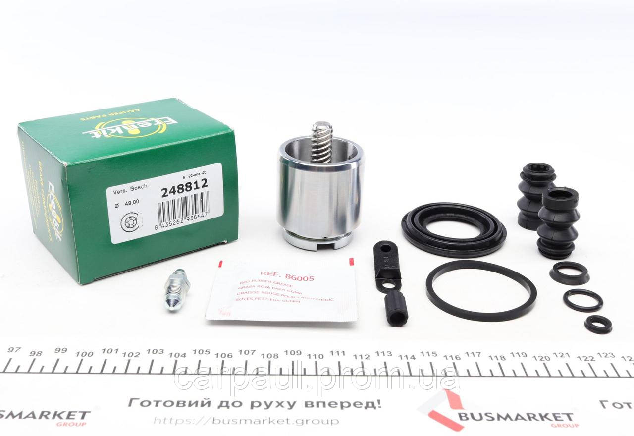 

Ремкомплект суппорта (заднего) (R) Ford Transit 06- (d=48mm) (+поршень с механизмом) (Bosch)