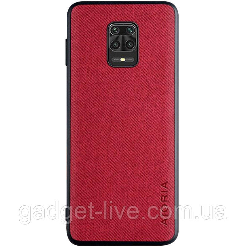 

Чехол AIORIA Textile PC+TPU для Xiaomi Redmi Note 9s / Note 9 Pro / Note 9 Pro Max, Красный