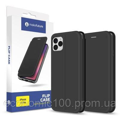 

Чехол для моб. телефона MakeFuture Flip Case (Soft-Touch PU) Apple iPhone 11 Pro Black (MCP-AI11PBK), Черный