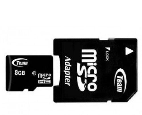 Карта памяти Team microSD 8GB class 10 c SDНет в наличии
