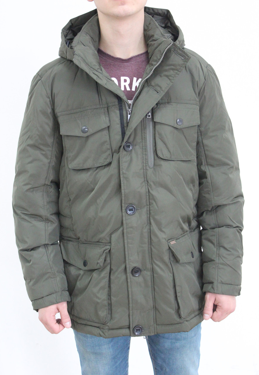 

Куртка мужская Tom Tailor Padded solid jacket 3533491 Green XL