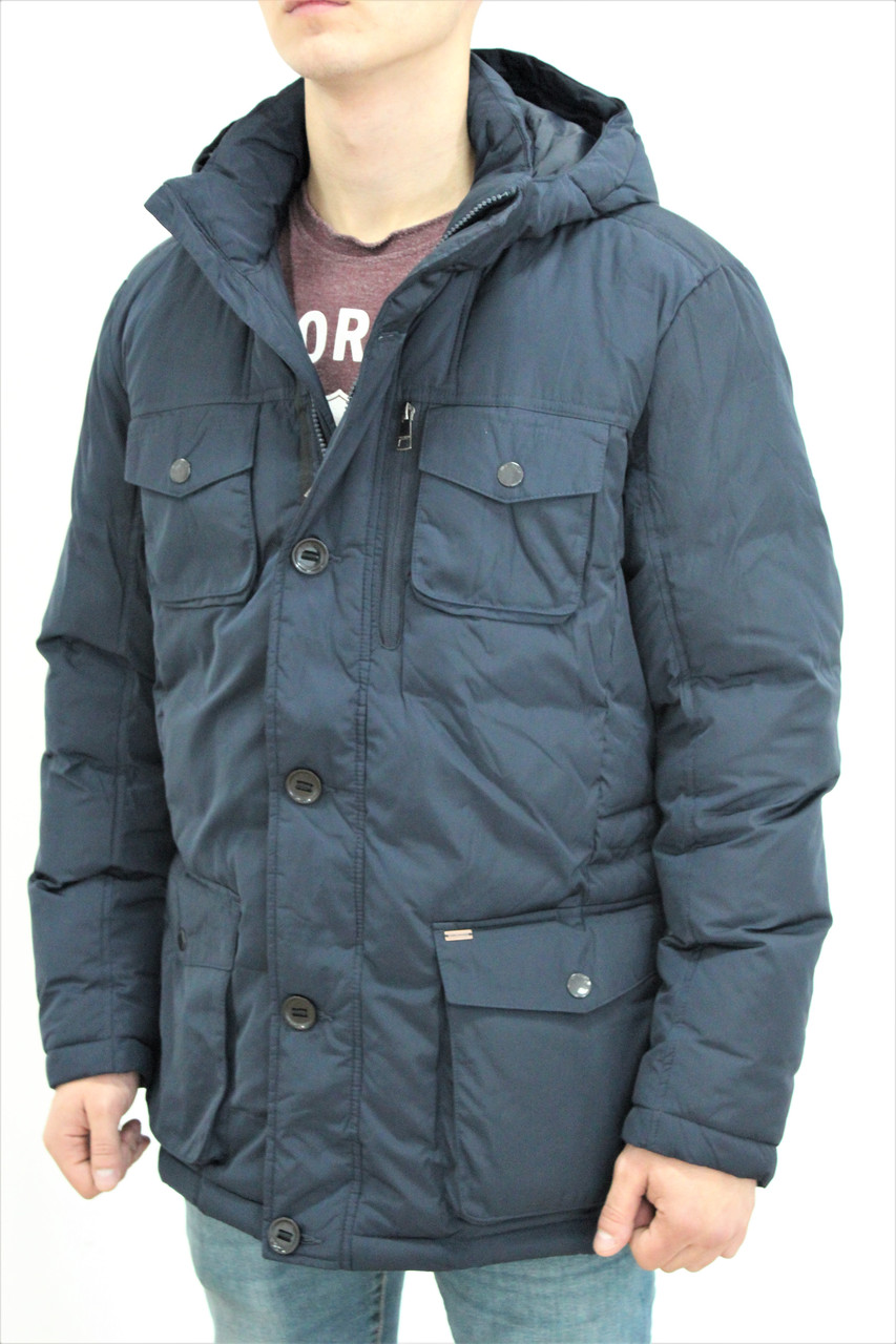 

Куртка мужская Tom Tailor Padded solid jacket 3533491 Navy L