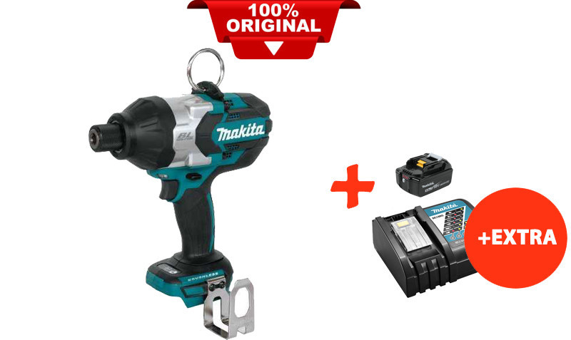 

Аккумуляторный гайковерт Makita DTW800Z+акк.18V 5 Ah+быстрозарядное ЗУ КОД: DTW800RT