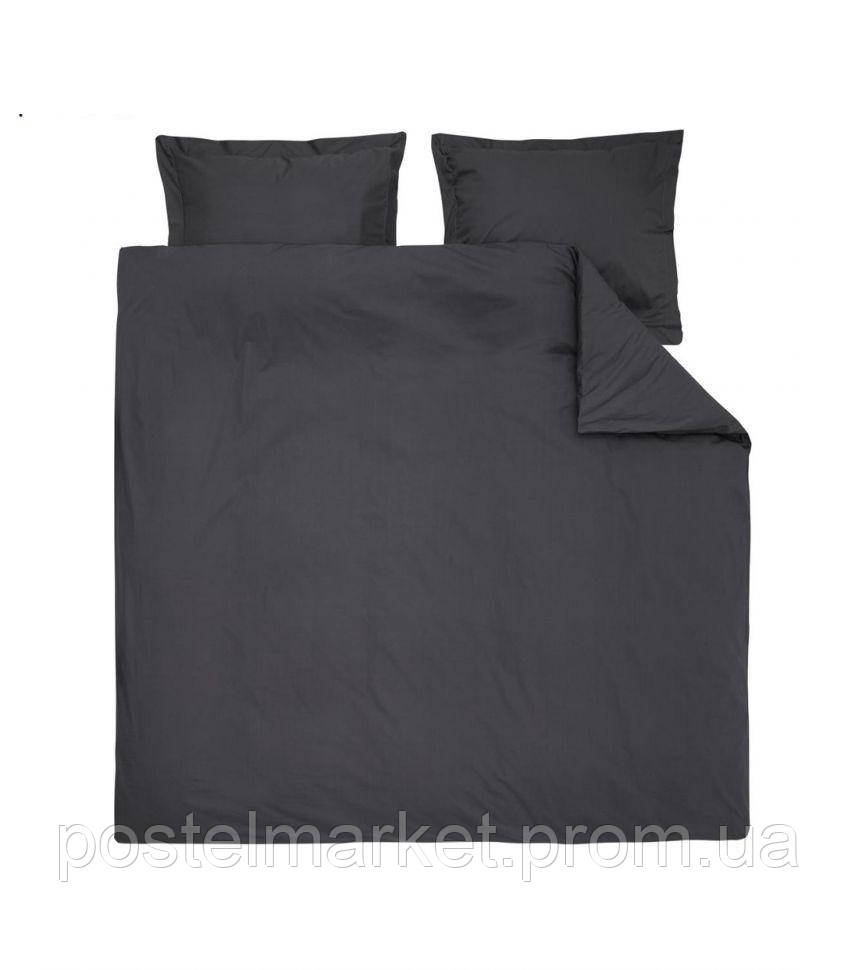 

Пододеяльник темно серый сатин U-tek Home Sateen Iron Grey (220х240)