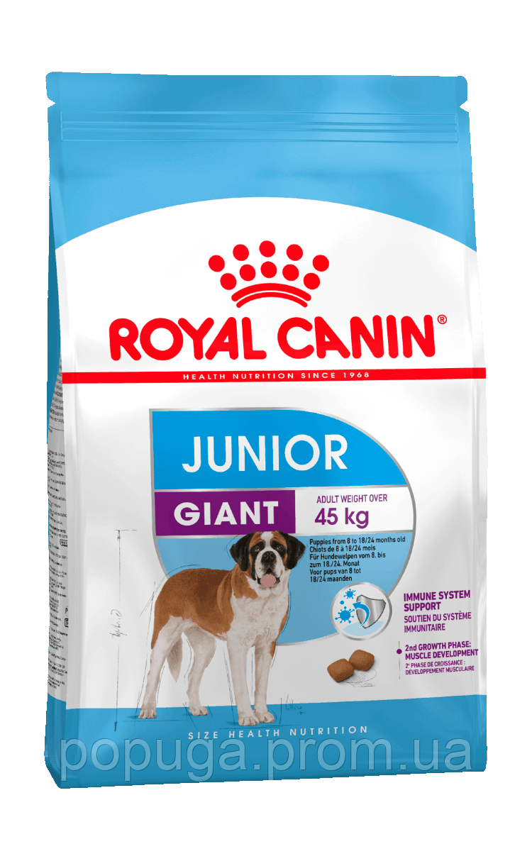 

Royal Canin Giant Junior корм для щенков от 8-24 месяцев, 15 кг