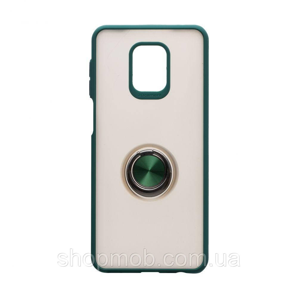 

Чехол Totu Copy with Ring for Xiaomi Redmi Note 9s/pro/max Цвет Зелёный