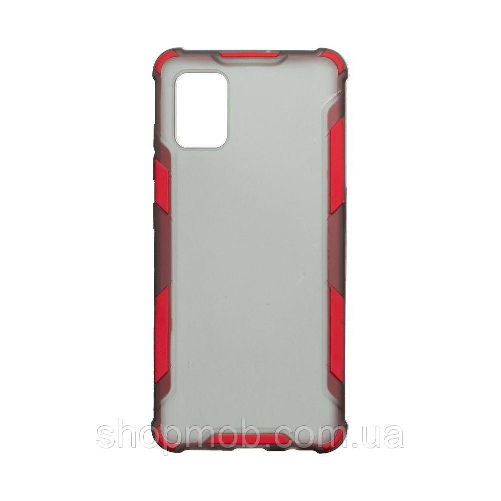 

Чехол Armor Case Color for Samsung A51 Цвет Красный