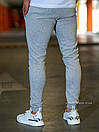 Мужские спортивные штаны Armani ea7 (Армани) светло серые на манжетах (чоловічі спортивні штани), фото 2