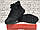 Мужские зимние кроссовки на меху Huarache X Acronym City Winter черного цвета (Черные Найк Хуараче на меху), фото 5