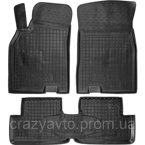 

Коврики резиновые Renault Megane 2008-2015 хетчбек Avto-Gumm