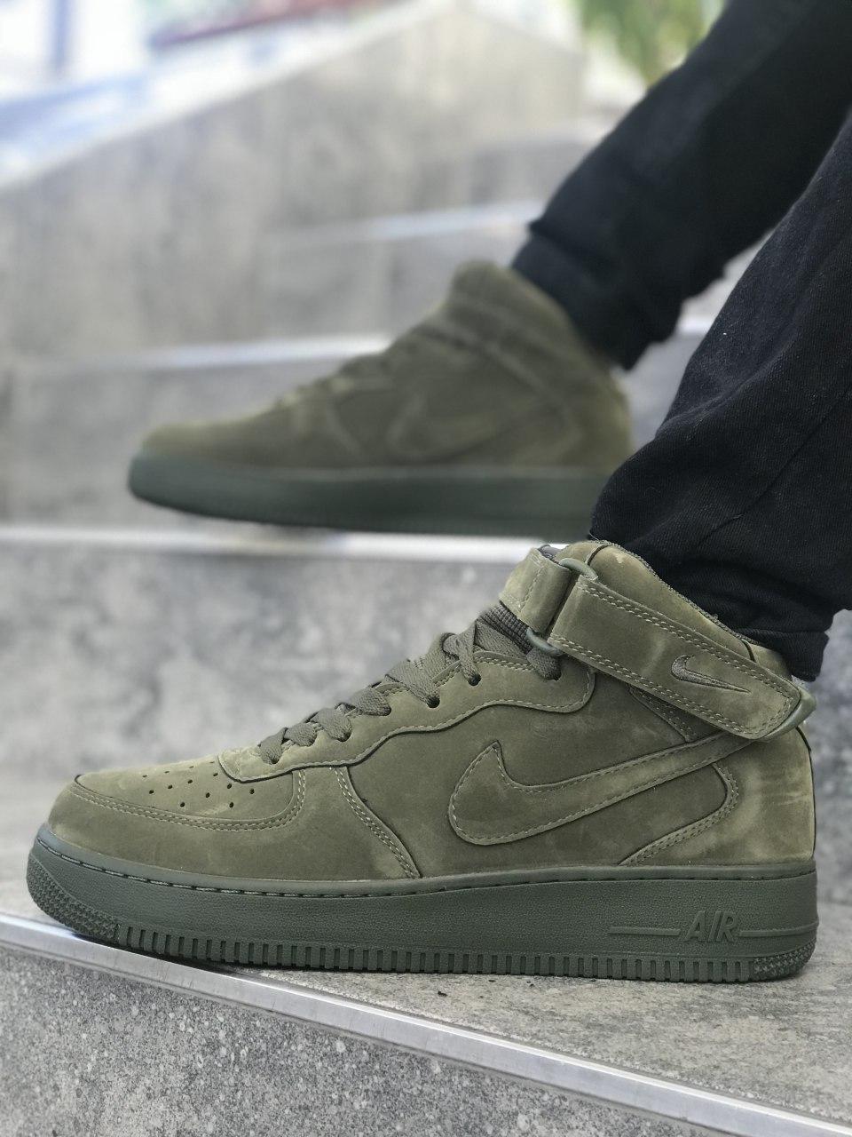 

Мужские кроссовки Nike Air Force 1 High Green / Найк Аир Форс 1 Высокие Зеленые 44, Зелёный