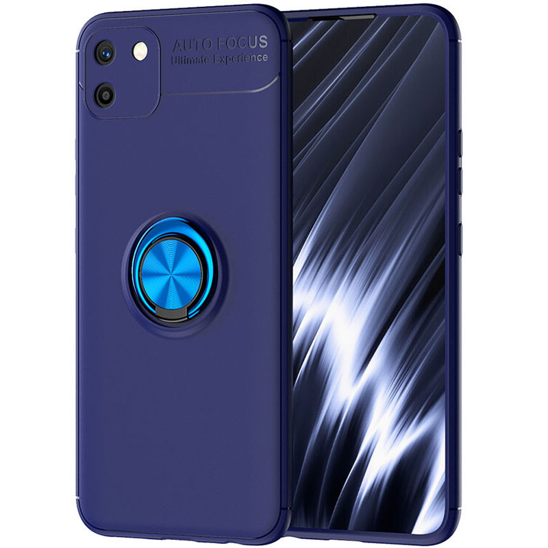 

TPU чехол Deen ColorRing под магнитный держатель (opp) для Realme C11