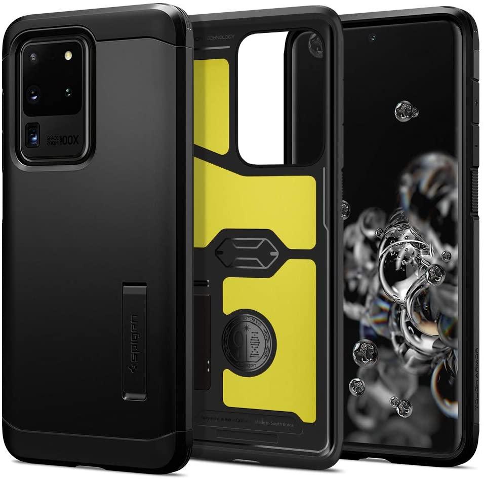 

Чехол Spigen для Samsung Galaxy S20 Ultra Tough Armor XP, Black (ACS00716)
