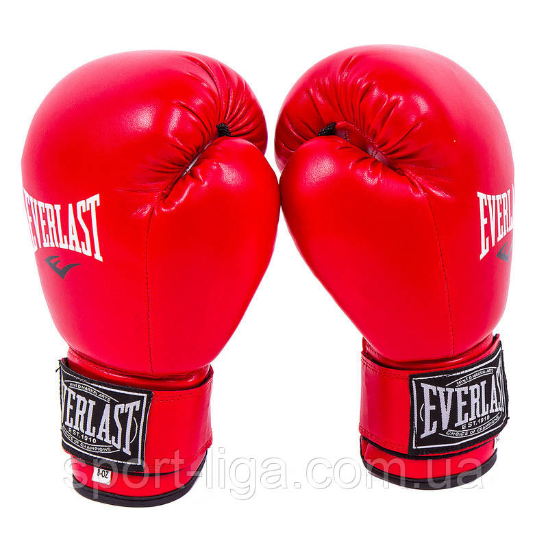 

Боксерские перчатки Everlast 6, 8,10,12 oz Красный, 12