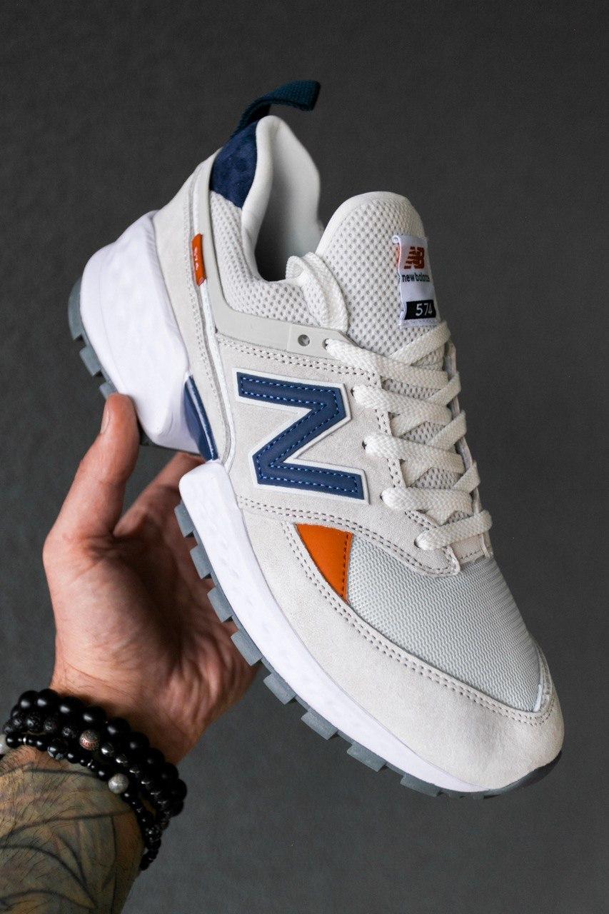 

Мужские кроссовки New Balance 574 sport 2019 "White" / Нью Беланс 574 спорт 2019 Белые 44, Белый