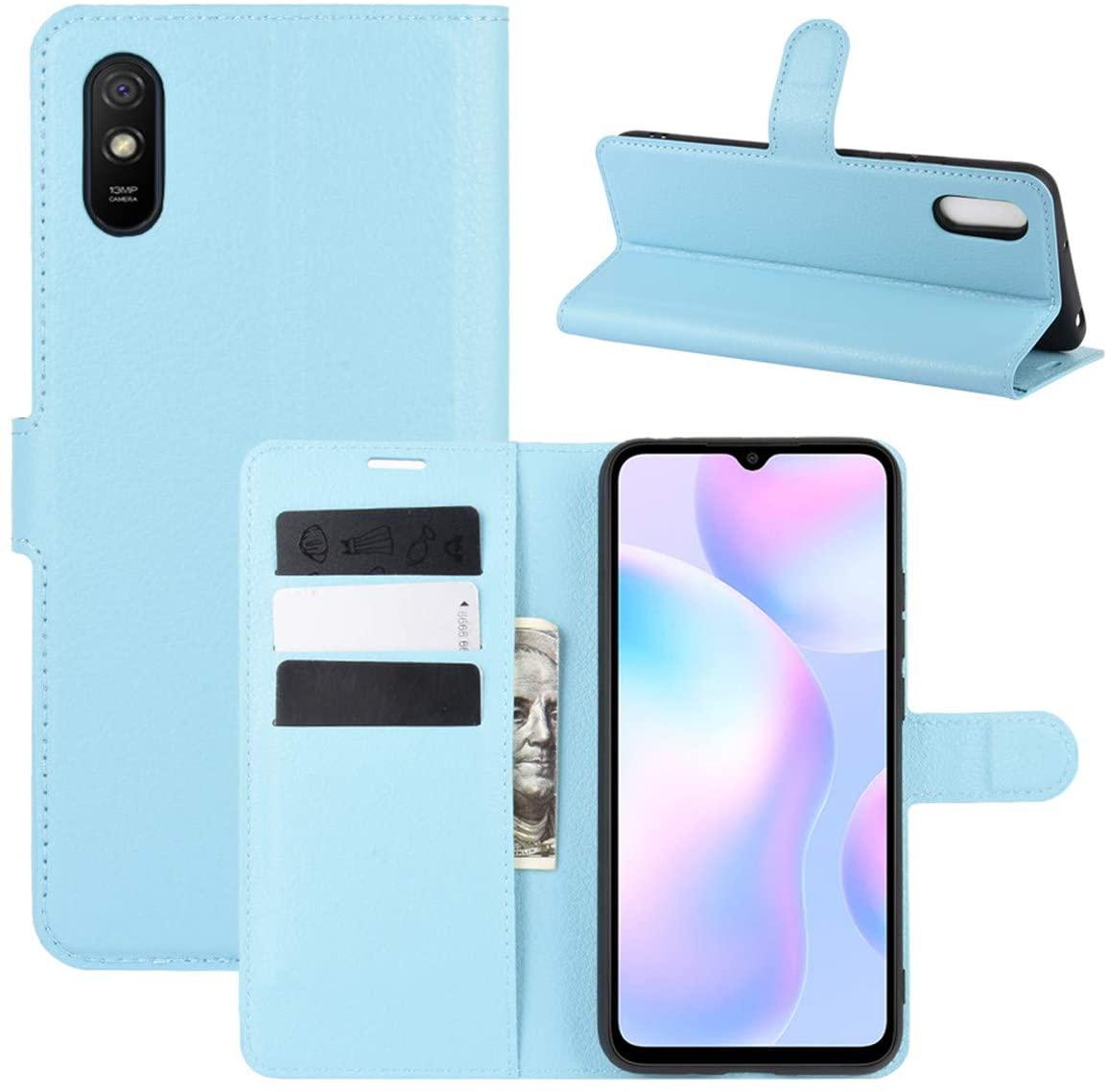 

Чехол IETP для Xiaomi Redmi 9A книжка кожа PU голубой