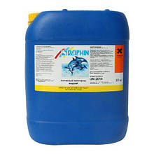 Немецкий жидкий активный кислород (O2) Delphin (22 кг) для бесхлорной дезинфекции бассейна