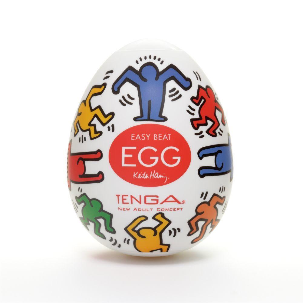 Мастурбатор яйцо Tenga Keith Haring EGG Dance SO1702 Амур
