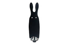 Вибропуля Adrien Lastic Pocket Vibe Rabbit Black зі стимулюючими вушками AD33499 Амур