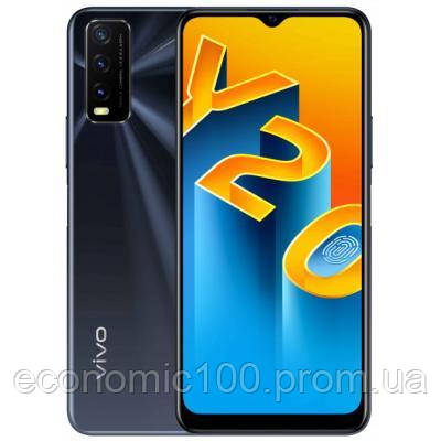 

Мобильный телефон vivo Y20 4/64GB Obsidian Black, Черный