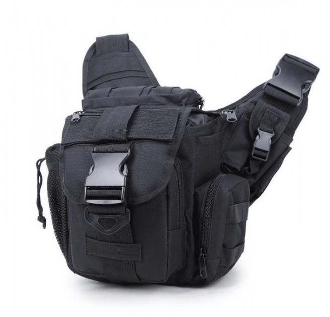 

Сумка тактическая Molle TacticBag B03, черная - Походные и туристические рюкзаки, Черный