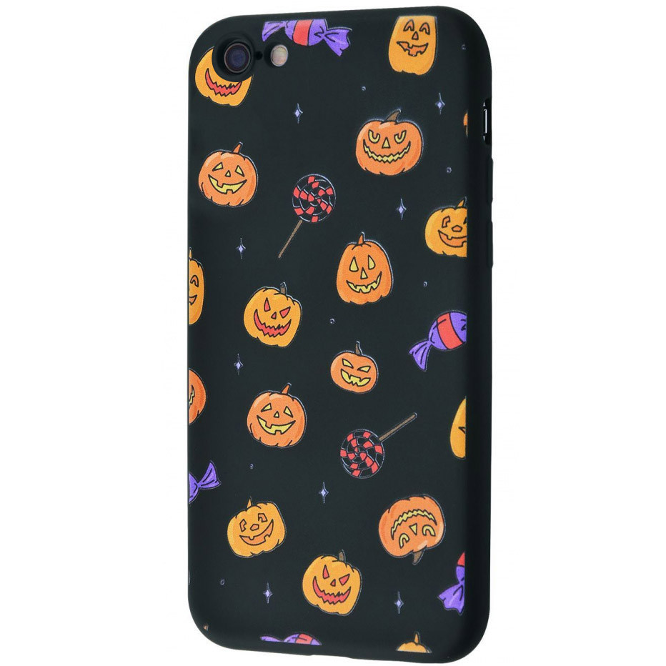 

TPU чехол WAVE Fancy для Apple iPhone 6/6s (4.7"), Smiling pumpkins / black