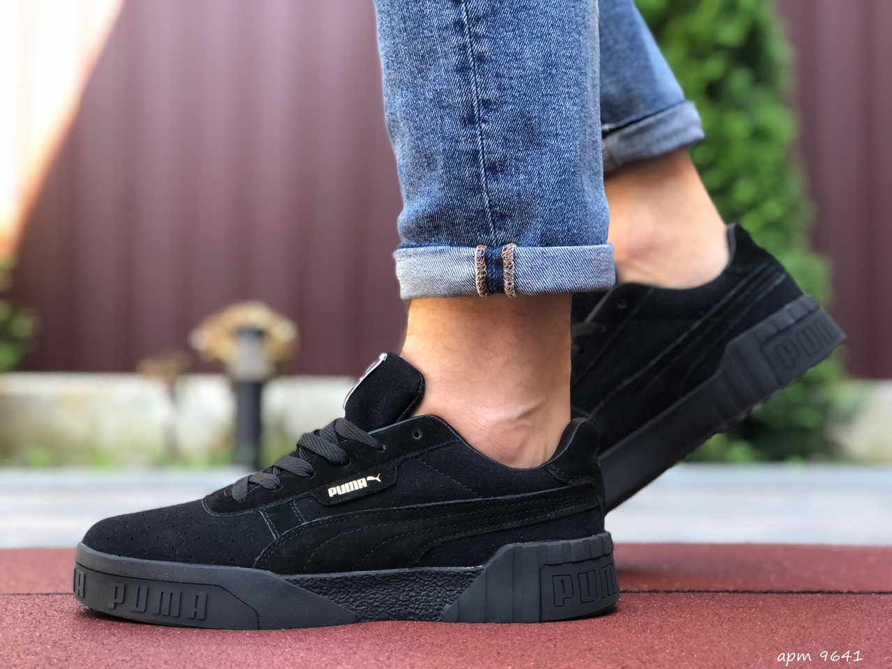 

Мужские кроссовки Puma Cali Bold (реплика), черные (9641) 42, Черный