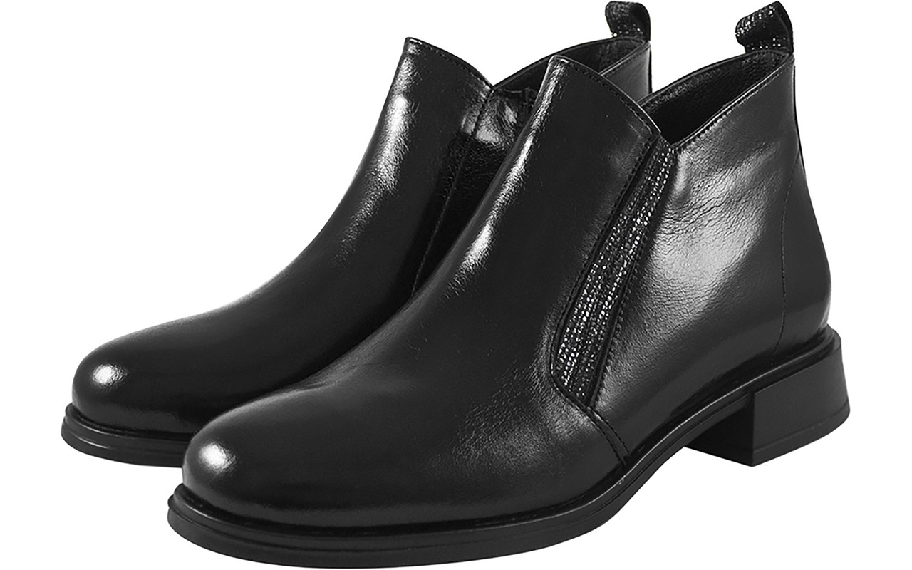 

Ботинки KanaRo чёрные натуральная кожа производство Украина Kan9209-7LKBlack - размер 36 (23,8 см)