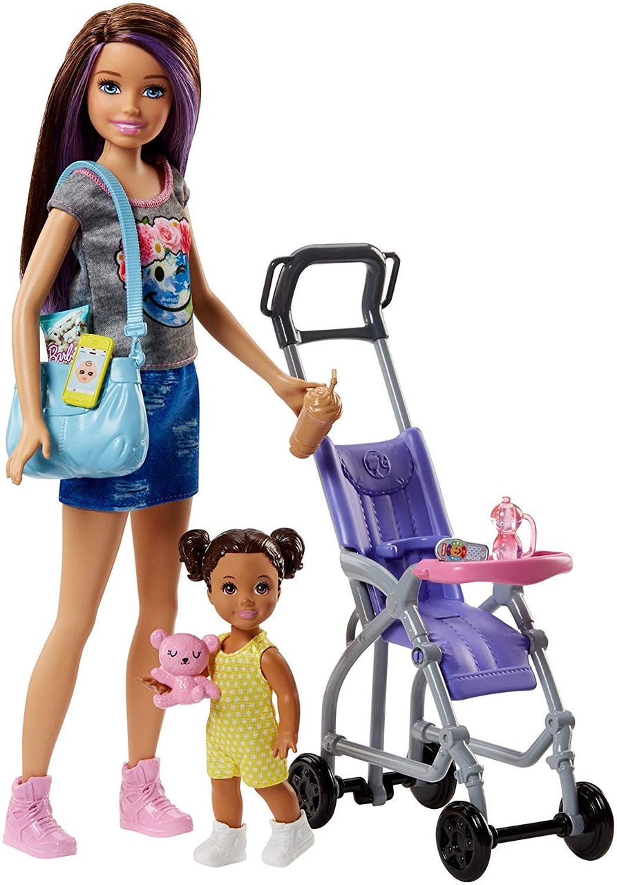 

Кукла Барби Скиппер няня на прогулке с коляской Barbie Skipper Babysitters Inc Doll and Stroller Playset ориги