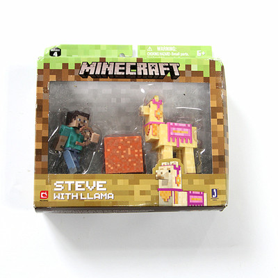 

Набор фигурок Майнкрафт Стив с ламой Minecraft Steve with Llama и лама оригинал Jazwares