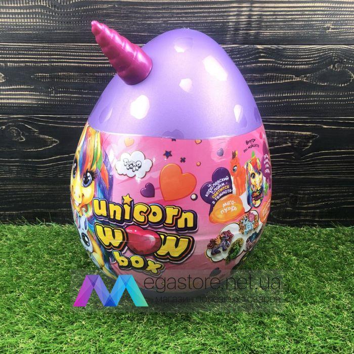 

Детский набор для творчества Unicorn Wow Box Danko Toys яйцо сюрприз единорог девочек детей подарочный