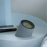 Будильник-лампа "THE EDGE LIGHT" с регулировкой яркости, серый, фото 4