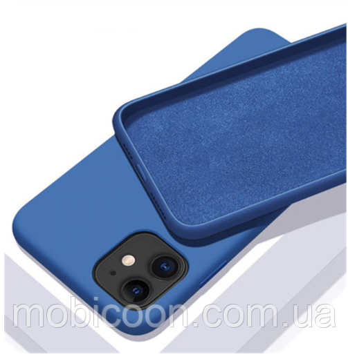 

Чехол Silicone Case Full для iPhone 12 mini blue, Синий