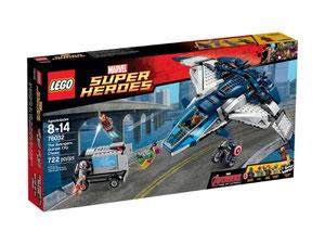 

Блоковий конструктор LEGO Super Heroes Городская погоня на Квинджете Мстителей (76032)